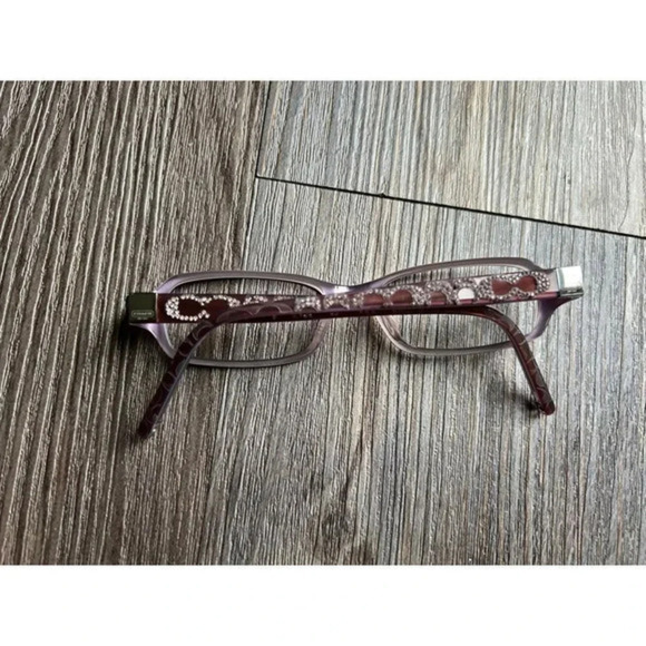 Coach Twila Brown/Lilac Eyeglasses - Picture 2 of 7
